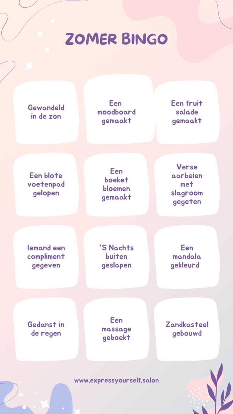 Zomerbingo Express Yourself Gemert